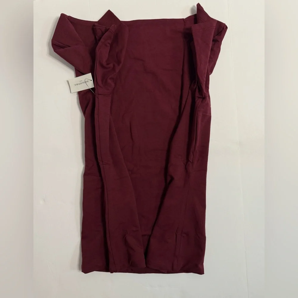 NWT Banana Republic Soft Stretch Elbow Sleeve Top Red Size S - Picture 6 of 12